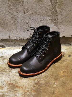 Chippewa 6 Homestead Boots - Black