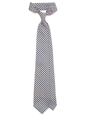Spalla Sfoderato Check Printed Wool 8.5cm Tie