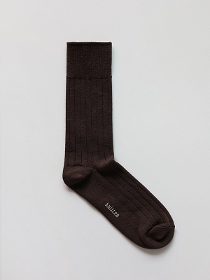 Knilton Double Cylinder Socks - Brown