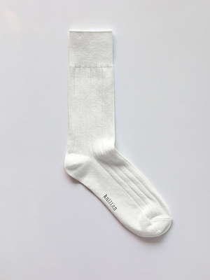 Knilton Double Cylinder Socks - Natural